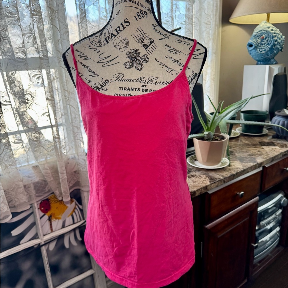 GAP Pink Fitted Camisole Top